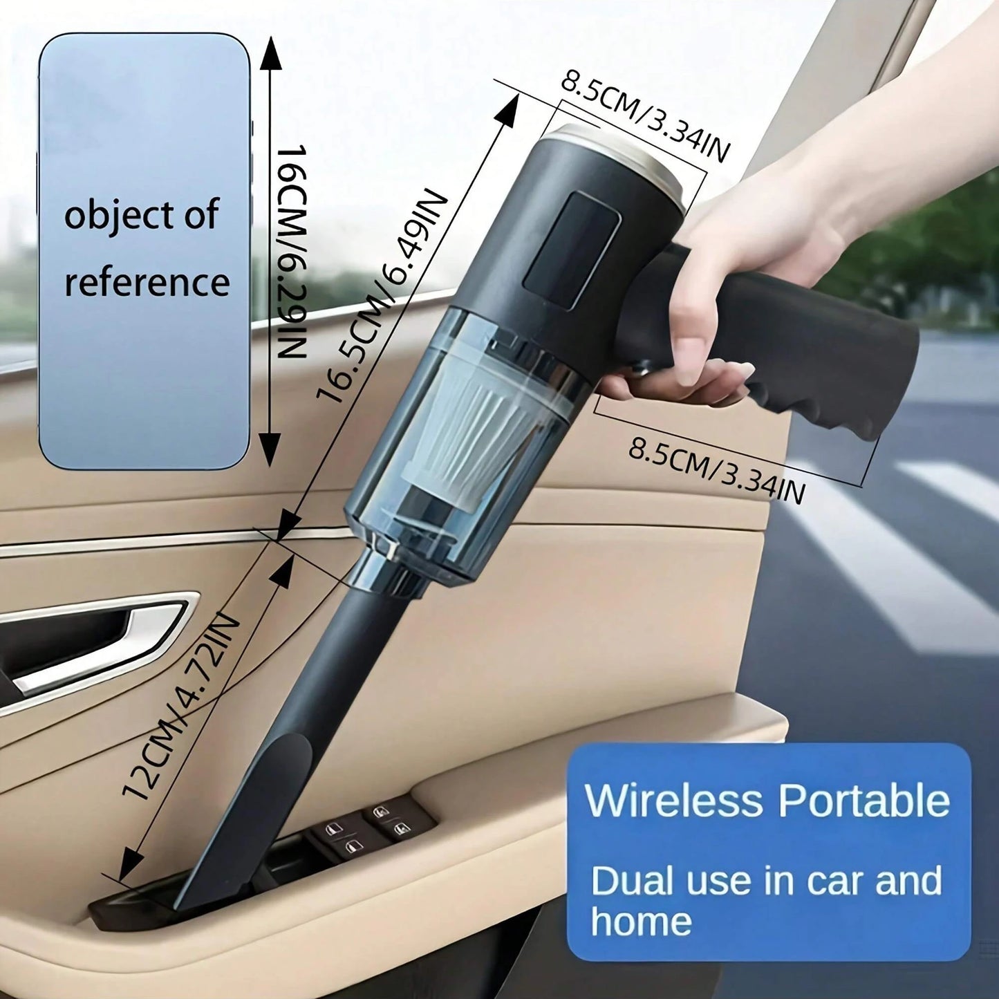 3 In 1 Integrated Suction And Blowing Vacuum Combination Car Household Vacuum Cleaner