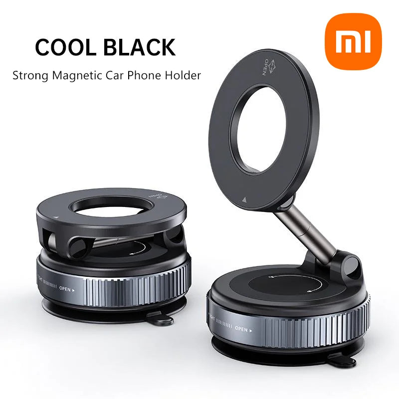 K007 Strong Magnetic Phone Holder Foldable Design 360° Adjustable Vacuum Car Mount For Car Desk Bathroom Magnetic Bracket