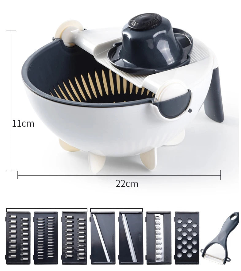 4 In 1 Vegetable Cutter Multifunctional Handheld Electric Wireless Chop Garlic Mash Minced Slice Onion Cutting Cooking Gadget