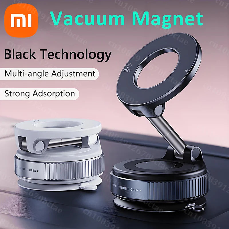 K007 Strong Magnetic Phone Holder Foldable Design 360° Adjustable Vacuum Car Mount For Car Desk Bathroom Magnetic Bracket