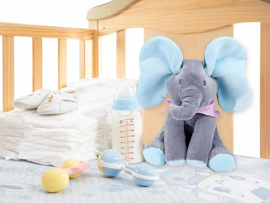 Animated Singing Elephant Plush – Moving Ears & Adorable Baby Toy