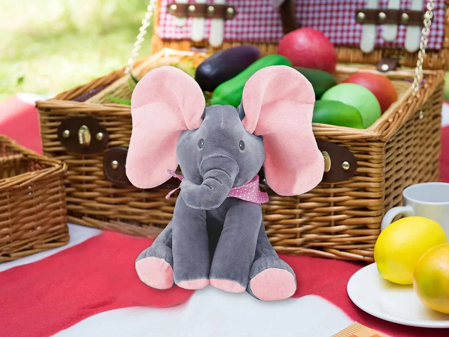 Animated Singing Elephant Plush – Moving Ears & Adorable Baby Toy