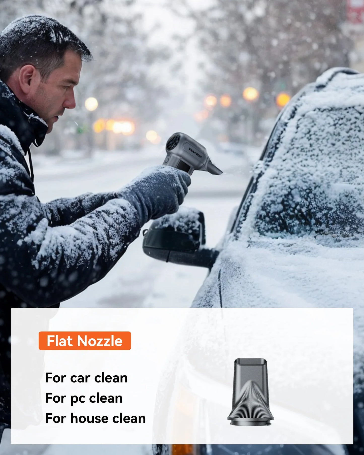 Electric Air Duster Air Blower-150000RPM Super Power, Rechargeable 3-Gear Brushless Motor for Car/PC/Home/Outdoor