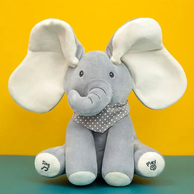 Animated Singing Elephant Plush – Moving Ears & Adorable Baby Toy