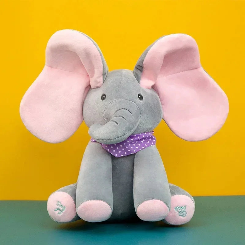 Animated Singing Elephant Plush – Moving Ears & Adorable Baby Toy